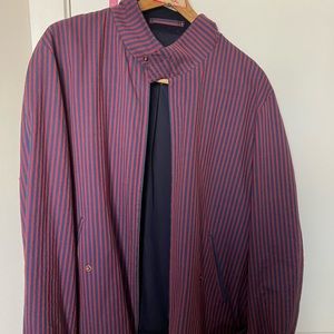 Todd Snyder handmade blue/red seersucker jacket with Lyon lining size xl